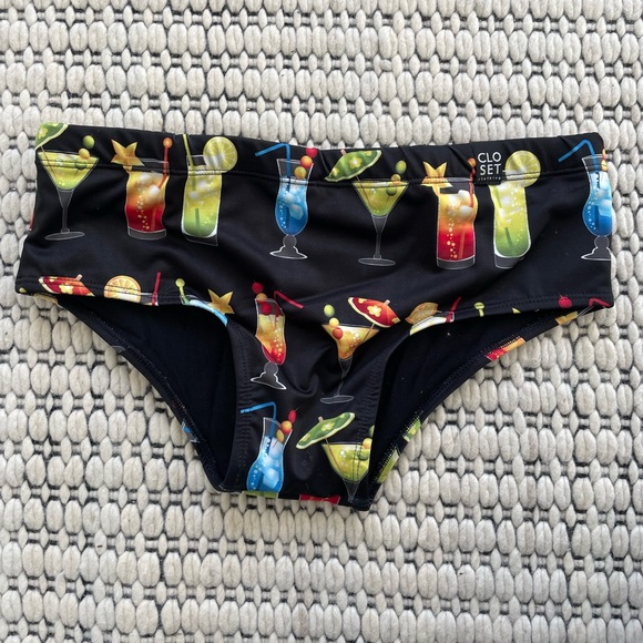 FREE SHIPPING Classic Handmade Brazilian Speedo  black swim brief size - Picture 2 of 3